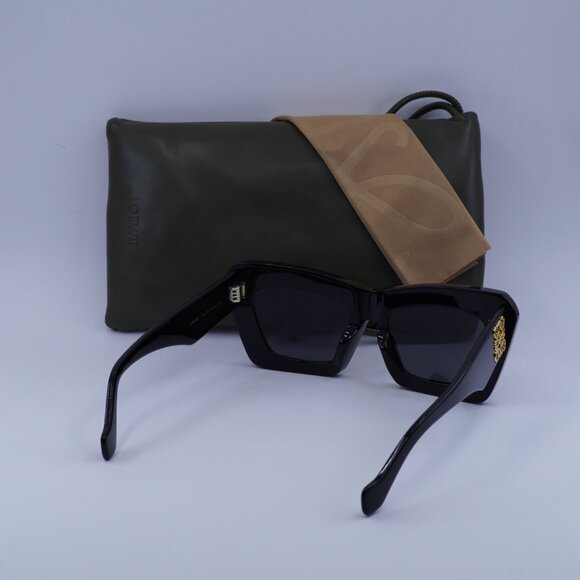 Loewe LW40145F 01A Cat Eye Sunglasses – Black\Smoke - Picture 10 of 10